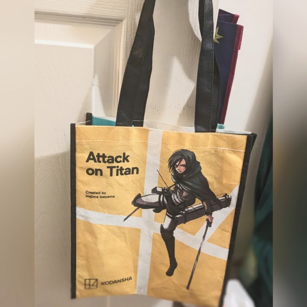 Attack on Titan Barnes and Noble reusable tote